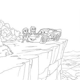 Relâmpago McQueen para colorir — Desenhos incríveis da série Carros Relâmpago McQueen para colorir — Desenhos incríveis da série Carros