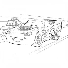 Relâmpago McQueen para colorir — Desenhos incríveis da série Carros Relâmpago McQueen para colorir — Desenhos incríveis da série Carros