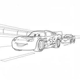 Relâmpago McQueen para colorir — Desenhos incríveis da série Carros Relâmpago McQueen para colorir — Desenhos incríveis da série Carros