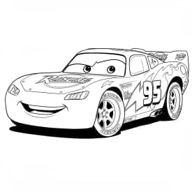Relâmpago McQueen para colorir — Desenhos incríveis da série Carros Relâmpago McQueen para colorir — Desenhos incríveis da série Carros