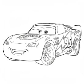 Relâmpago McQueen para colorir — Desenhos incríveis da série Carros Relâmpago McQueen para colorir — Desenhos incríveis da série Carros
