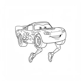 Relâmpago McQueen para colorir — Desenhos incríveis da série Carros Relâmpago McQueen para colorir — Desenhos incríveis da série Carros