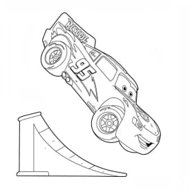 Relâmpago McQueen para colorir — Desenhos incríveis da série Carros Relâmpago McQueen para colorir — Desenhos incríveis da série Carros