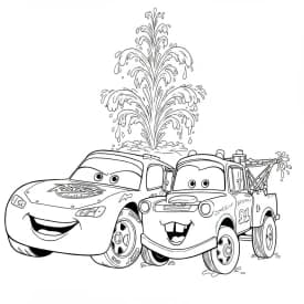 Relâmpago McQueen para colorir — Desenhos incríveis da série Carros Relâmpago McQueen para colorir — Desenhos incríveis da série Carros