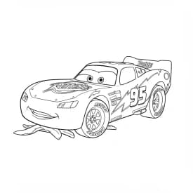 Relâmpago McQueen para colorir — Desenhos incríveis da série Carros Relâmpago McQueen para colorir — Desenhos incríveis da série Carros
