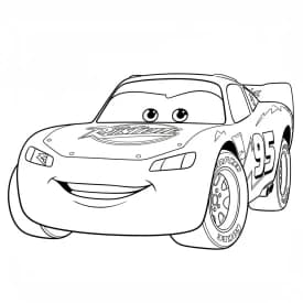 Relâmpago McQueen para colorir — Desenhos incríveis da série Carros Relâmpago McQueen para colorir — Desenhos incríveis da série Carros