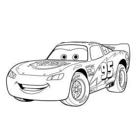Relâmpago McQueen para colorir — Desenhos incríveis da série Carros Relâmpago McQueen para colorir — Desenhos incríveis da série Carros