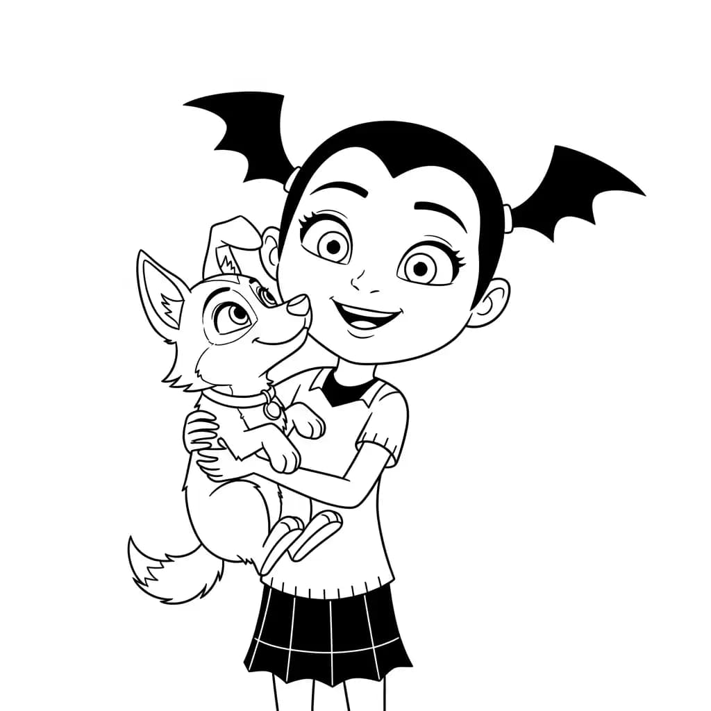 Desenhos de Vampirina para Colorir e Imprimir Grátis